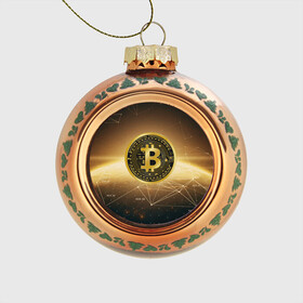 Стеклянный ёлочный шар с принтом БИТКОИН КРИПТОВАЛЮТА ЗОЛОТО в Петрозаводске, Стекло | Диаметр: 80 мм | Тематика изображения на принте: bitcoin | blockchain | btc | cardano | crypto | ethereum | polkadot | tether | xrp | бинанс | биткоин | блокчейн | валюта | деньги | криптовалюта | майнер | майнинг | цифровая валюта | цифровое золото | эфир