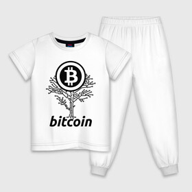 Детская пижама хлопок с принтом BITCOIN TREE | БИТКОИН ДЕРЕВО (Z) в Петрозаводске, 100% хлопок |  брюки и футболка прямого кроя, без карманов, на брюках мягкая резинка на поясе и по низу штанин
 | Тематика изображения на принте: binance coin | bitcoin | blockchain | btc | cardano | crypto | ethereum | litecoin | polkadot | tether | xrp | биткоин | блокчейн | валюта | деньги | криптовалюта | майнер | майнинг | цифровая валюта | цифровое золото | эфир