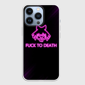 Чехол для iPhone 13 Pro с принтом FUCK TO DEATH в Петрозаводске,  |  | cyberpunk 2077 | hacker | maelstrom | militech | quadra | samurai | sci fi | technology | trauma team | v | будущее | игра | иероглифы | киану ривз | кибер | киберпанк | киборг | киборги | корпорация | лого | милитек | панк | роботы | самур