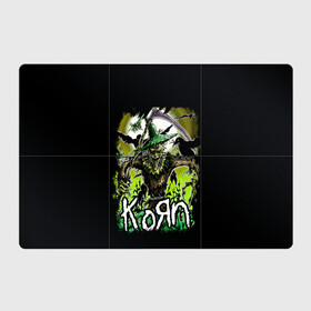 Магнитный плакат 3Х2 с принтом KoЯn в Петрозаводске, Полимерный материал с магнитным слоем | 6 деталей размером 9*9 см | band | davies | grunge | hardcore | korn | metal | music | punk | rock | usa | гранж | группа | корн | кукуруза | метал | музыка | панк | рок | сша