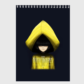 Скетчбук с принтом Little Nightmares 2 в Петрозаводске, 100% бумага
 | 48 листов, плотность листов — 100 г/м2, плотность картонной обложки — 250 г/м2. Листы скреплены сверху удобной пружинной спиралью | little nightmares | little nightmares 2 | игра | литл нигмарес | литл нигмарес 2 | литл нигхтмарес | литл нигхтмарес 2 | ужас | хоррор | шестая