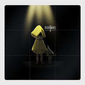 Магнитный плакат 3Х3 с принтом Little Nightmares 2 в Петрозаводске, Полимерный материал с магнитным слоем | 9 деталей размером 9*9 см | Тематика изображения на принте: little nightmares | little nightmares 2 | игра | литл нигмарес | литл нигмарес 2 | литл нигхтмарес | литл нигхтмарес 2 | ужас | хоррор | шестая