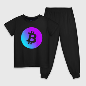 Детская пижама хлопок с принтом БИТКОИН НЕОН | BITCOIN NEON в Петрозаводске, 100% хлопок |  брюки и футболка прямого кроя, без карманов, на брюках мягкая резинка на поясе и по низу штанин
 | bitcoin | blockchain | btc | cardano | crypto | ethereum | polkadot | tether | xrp | бинанс | биткоин | блокчейн | валюта | деньги | криптовалюта | майнер | майнинг | цифровая валюта | цифровое золото | эфир