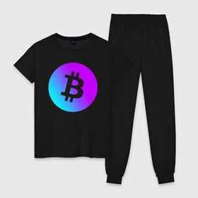 Женская пижама хлопок с принтом БИТКОИН НЕОН | BITCOIN NEON в Петрозаводске, 100% хлопок | брюки и футболка прямого кроя, без карманов, на брюках мягкая резинка на поясе и по низу штанин | bitcoin | blockchain | btc | cardano | crypto | ethereum | polkadot | tether | xrp | бинанс | биткоин | блокчейн | валюта | деньги | криптовалюта | майнер | майнинг | цифровая валюта | цифровое золото | эфир