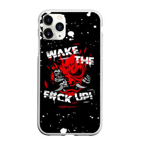 Чехол для iPhone 11 Pro матовый с принтом WAKE THE F#CK UP! в Петрозаводске, Силикон |  | cyberpunk 2077 | hacker | maelstrom | militech | quadra | samurai | technology | trauma team | v | будущее | игра | иероглифы | киану ривз | кибер | киберпанк | киборг | киборги | корпорация | лого | милитек | панк | роботы | самурай | техн