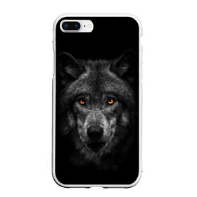 Чехол для iPhone 7Plus/8 Plus матовый с принтом Evil Wolf в Петрозаводске, Силикон | Область печати: задняя сторона чехла, без боковых панелей | Тематика изображения на принте: animal | beast | dark | darkness | evil | moon | nigth | tegunvteg | werwolf | wild | wolf | вервольф | вой | волк | волки | волчара | дикий | животное | зверь | клык | клыки | луна | ночь | оборотень | полнолуние