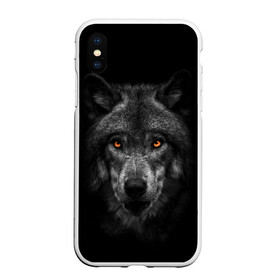 Чехол для iPhone XS Max матовый с принтом Evil Wolf в Петрозаводске, Силикон | Область печати: задняя сторона чехла, без боковых панелей | Тематика изображения на принте: animal | beast | dark | darkness | evil | moon | nigth | tegunvteg | werwolf | wild | wolf | вервольф | вой | волк | волки | волчара | дикий | животное | зверь | клык | клыки | луна | ночь | оборотень | полнолуние