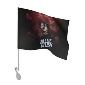 Флаг для автомобиля с принтом Билли Айлиш в Петрозаводске, 100% полиэстер | Размер: 30*21 см | bad guy | billie | billie eilish | billieeilish | билли | билли айлиш