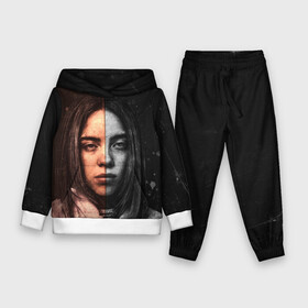 Детский костюм 3D (с толстовкой) с принтом Билли Айлиш | Billie Eilish в Петрозаводске,  |  | bad guy | billie | billie eilish | billieeilish | билли | билли айлиш