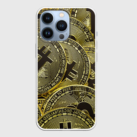 Чехол для iPhone 13 Pro с принтом БИТКОИНЫ МОНЕТЫ в Петрозаводске,  |  | bitcoin | blockchain | btc | cardano | crypto | ethereum | polkadot | tether | xrp | бинанс | биткоин | блокчейн | валюта | деньги | криптовалюта | майнер | майнинг | цифровая валюта | цифровое золото | эфир