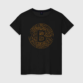 Женская футболка хлопок с принтом БИТКОИН | BITCOIN в Петрозаводске, 100% хлопок | прямой крой, круглый вырез горловины, длина до линии бедер, слегка спущенное плечо | bitcoin | blockchain | btc | cardano | crypto | ethereum | polkadot | tether | xrp | бинанс | биткоин | блокчейн | валюта | деньги | криптовалюта | майнер | майнинг | цифровая валюта | цифровое золото | эфир