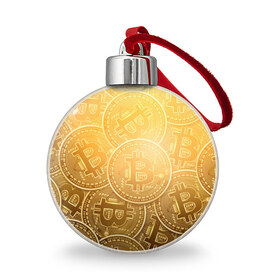 Ёлочный шар с принтом БИТКОИН МОНЕТЫ в Петрозаводске, Пластик | Диаметр: 77 мм | bitcoin | blockchain | btc | cardano | crypto | ethereum | polkadot | tether | xrp | бинанс | биткоин | блокчейн | валюта | деньги | криптовалюта | майнер | майнинг | цифровая валюта | цифровое золото | эфир