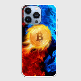 Чехол для iPhone 13 Pro с принтом БИТКОИН | BITCOIN FIRE в Петрозаводске,  |  | bitcoin | blockchain | btc | cardano | crypto | ethereum | polkadot | tether | xrp | бинанс | биткоин | блокчейн | валюта | деньги | криптовалюта | майнер | майнинг | цифровая валюта | цифровое золото | эфир