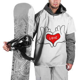 Накидка на куртку 3D с принтом люблю в Петрозаводске, 100% полиэстер |  | all you need is love | i love myself | love | love me | one love