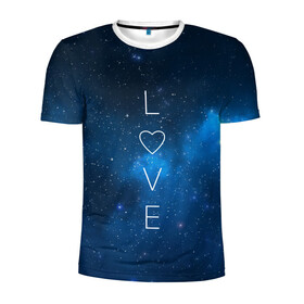 Мужская футболка 3D спортивная с принтом SPACE LOVE в Петрозаводске, 100% полиэстер с улучшенными характеристиками | приталенный силуэт, круглая горловина, широкие плечи, сужается к линии бедра | earth | galaxy | heart | love | mars | moon | nasa | planet | planets | space | specex | stars | sun | universe | вселенная | галактика | звезда | звезды | земля | космическая | космос | луна | любовь | марс | млечный | наса | планета | планеты | путь