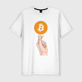 Мужская футболка хлопок Slim с принтом BITCOIN LOVE | БИТКОИН (Z) в Петрозаводске, 92% хлопок, 8% лайкра | приталенный силуэт, круглый вырез ворота, длина до линии бедра, короткий рукав | binance coin | bitcoin | blockchain | btc | cardano | crypto | ethereum | litecoin | polkadot | tether | xrp | биткоин | блокчейн | валюта | деньги | криптовалюта | майнер | майнинг | цифровая валюта | цифровое золото | эфир