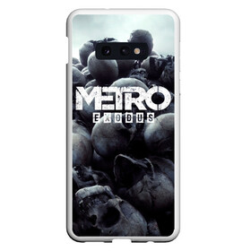 Чехол для Samsung S10E с принтом Metro Exodus в Петрозаводске, Силикон | Область печати: задняя сторона чехла, без боковых панелей | 2033 | exodus | metro | metro 2033 | metro exodus | stalker | апокалипсис | диггер | дигеры | метро | разрушка | эпидемия