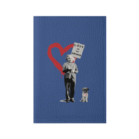 Обложка для паспорта матовая кожа с принтом Любовь это ответ | Banksy в Петрозаводске, натуральная матовая кожа | размер 19,3 х 13,7 см; прозрачные пластиковые крепления | art | banksy | street art | арт | бэнкси | граффити | со смыслом | сосмыслом | стритарт