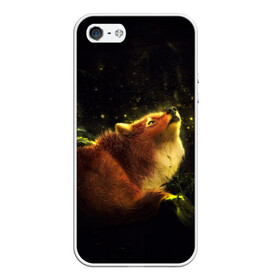 Чехол для iPhone 5/5S матовый с принтом Лисица в Петрозаводске, Силикон | Область печати: задняя сторона чехла, без боковых панелей | fox | foxy | животное | звери | лиса | лисенок | лисичка | милая | рыжая | фокс