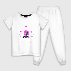 Детская пижама хлопок с принтом Just A Girl Sketching в Петрозаводске, 100% хлопок |  брюки и футболка прямого кроя, без карманов, на брюках мягкая резинка на поясе и по низу штанин
 | a | anime | geek | gift | girl | hot | just | kawai | logo | loves | merch | otaku | sketching | tyan | who | аниме | девушка | действительно | кавай | которая | любит | подарок | просто | скетч | тян | тянка