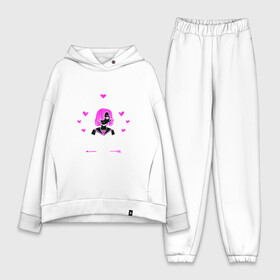 Женский костюм хлопок Oversize с принтом Just A Girl Sketching в Петрозаводске,  |  | a | anime | geek | gift | girl | hot | just | kawai | logo | loves | merch | otaku | sketching | tyan | who | аниме | девушка | действительно | кавай | которая | любит | подарок | просто | скетч | тян | тянка