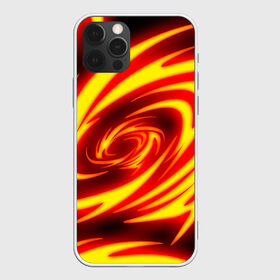 Чехол для iPhone 12 Pro Max с принтом ОГНЕННЫЕ ВОЛНЫ | FIRE STRIPES в Петрозаводске, Силикон |  | abstraction | geometry | hexagon | neon | paints | stripes | texture | triangle | абстракция | брызги | геометрия | краски | неон | соты | текстура