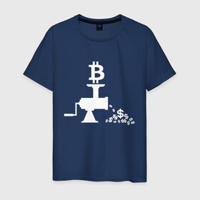 Мужская футболка хлопок с принтом БИТКОИН МЯСОРУБКА | BITCOIN (Z) в Петрозаводске, 100% хлопок | прямой крой, круглый вырез горловины, длина до линии бедер, слегка спущенное плечо. | binance coin | bitcoin | blockchain | btc | cardano | crypto | ethereum | litecoin | polkadot | tether | xrp | биткоин | блокчейн | валюта | деньги | криптовалюта | майнер | майнинг | цифровая валюта | цифровое золото | эфир