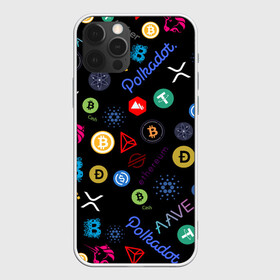 Чехол для iPhone 12 Pro Max с принтом BITCOIN PATTERN | БИТКОИН(Z) в Петрозаводске, Силикон |  | binance coin | bitcoin | blockchain | btc | cardano | crypto | ethereum | litecoin | polkadot | tether | xrp | биткоин | блокчейн | валюта | деньги | криптовалюта | майнер | майнинг | цифровая валюта | цифровое золото | эфир