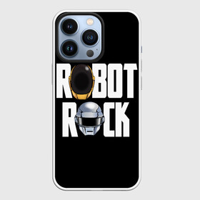 Чехол для iPhone 13 Pro с принтом Robot Rock в Петрозаводске,  |  | cyberpunk | daft | daftpunk | electronic | get | guy | guy manuel | human | lucky | music | punk | robot | rock | thomas | дафт | дафтпанк | киберпанк | музыка | ню диско | панк | робот | рок | техно | томас | электро | электроник рок