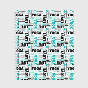 Тетрадь с принтом YOGA в Петрозаводске, 100% бумага | 48 листов, плотность листов — 60 г/м2, плотность картонной обложки — 250 г/м2. Листы скреплены сбоку удобной пружинной спиралью. Уголки страниц и обложки скругленные. Цвет линий — светло-серый
 | Тематика изображения на принте: аум | брахма | будда | буддист | веган | вишну | ганеша | гимнастика | индиго | индуизм | инь янь | йога | лотос | мантра | медитация | нирвана | ом | просветление | психоделика | санскрит | третий глаз