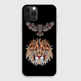 Чехол для iPhone 12 Pro Max с принтом Лев и Сова в Петрозаводске, Силикон |  | animal | beast | cat | cute | fluffy | hunter | lion | lion cub | lion king | mane | predator | red | tail | tiger | yellow | большая кошка | голова тигра | грива | животное | зверь | король лев | кот | милый | охотник | пушистый | тигр | тиг