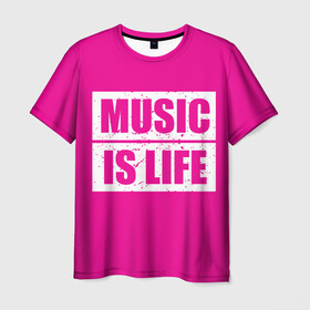 Мужская футболка 3D с принтом Музыка жизни в Петрозаводске, 100% полиэфир | прямой крой, круглый вырез горловины, длина до линии бедер | космическая музыка (music) | мои соседи слушают хор. музыку | музыка | музыка в сердце | музыка жизни | музыка моя жизнь | поглощение музыкой