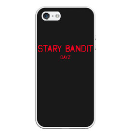 Чехол для iPhone 5/5S матовый с принтом Stary Bandit в Петрозаводске, Силикон | Область печати: задняя сторона чехла, без боковых панелей | balota | bambi | bandit | berezino | cherno | dance | day | electro | friendly | kalinka | killer | pavlovo | skalisty | stary | tisy | z | zeleno | zombie | день | з | зет | зомби | зэт