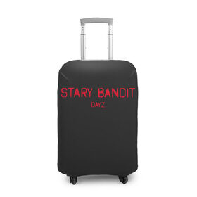 Чехол для чемодана 3D с принтом Stary Bandit в Петрозаводске, 86% полиэфир, 14% спандекс | двустороннее нанесение принта, прорези для ручек и колес | balota | bambi | bandit | berezino | cherno | dance | day | electro | friendly | kalinka | killer | pavlovo | skalisty | stary | tisy | z | zeleno | zombie | день | з | зет | зомби | зэт