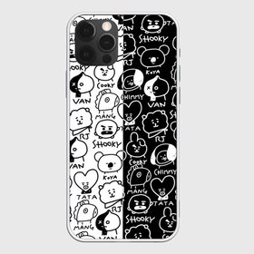 Чехол для iPhone 12 Pro Max с принтом BTS | BT21 в Петрозаводске, Силикон |  | army | bangtan boys | bt21 | bts | bts stickers | chimmy | cooky | k pop | koya | mang | monster | rap monster | rapmon | rj | rm | shooky | tata | van | бтс | ви | джей хоуп | джонгук | кейпоп | реп монстр | стикеры bts | сюга | чимин | чин