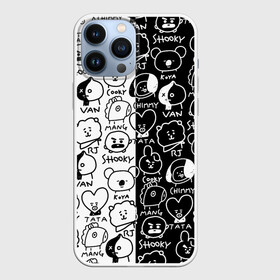 Чехол для iPhone 13 Pro Max с принтом BTS | BT21 в Петрозаводске,  |  | army | bangtan boys | bt21 | bts | bts stickers | chimmy | cooky | k pop | koya | mang | monster | rap monster | rapmon | rj | rm | shooky | tata | van | бтс | ви | джей хоуп | джонгук | кейпоп | реп монстр | стикеры bts | сюга | чимин | чин