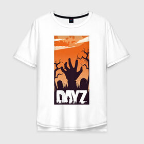 Мужская футболка хлопок Oversize с принтом DAYZ | ДЕЙЗИ (Z) в Петрозаводске, 100% хлопок | свободный крой, круглый ворот, “спинка” длиннее передней части | Тематика изображения на принте: apocalypse | arma 2 | dayz | game | survival horror | zombie | апокалипсис | арма | арма 2 | дейзи | зомби | зомби апокалипсисом | игра | мертвецы | симулятор выживания | ходячик мертвецы