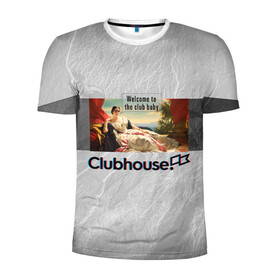 Мужская футболка 3D спортивная с принтом Clubhouse Welcome | Клабхаус в Петрозаводске, 100% полиэстер с улучшенными характеристиками | приталенный силуэт, круглая горловина, широкие плечи, сужается к линии бедра | baby | club | clubhouse | house | invite | the | to | welcome | в | детка | добро | живопись | инвайт | искусство | картина | клабхаус | клуб | пожаловать | сеть | социальная