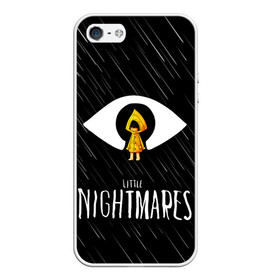 Чехол для iPhone 5/5S матовый с принтом LITTLE NIGHTMARES в Петрозаводске, Силикон | Область печати: задняя сторона чехла, без боковых панелей | little nightmares | little nightmares 2 | игра nightmares | монстры. | ужасы | учительница | хоррор