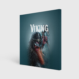 Холст квадратный с принтом Viking в Петрозаводске, 100% ПВХ |  | drakkar | valhalla | valheim | viking | vikings | валхэйм | вальгала | вальхала | вальхейм | викинг | викинги | драккар