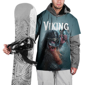 Накидка на куртку 3D с принтом Viking в Петрозаводске, 100% полиэстер |  | drakkar | valhalla | valheim | viking | vikings | валхэйм | вальгала | вальхала | вальхейм | викинг | викинги | драккар