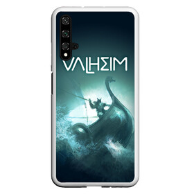 Чехол для Honor 20 с принтом Valheim в Петрозаводске, Силикон | Область печати: задняя сторона чехла, без боковых панелей | drakkar | valhalla | valheim | viking | vikings | валхэйм | вальгала | вальхала | вальхейм | викинг | викинги | драккар