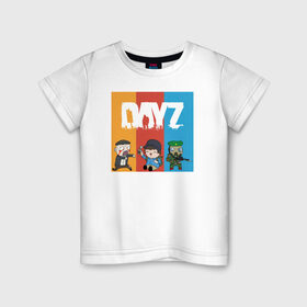 Детская футболка хлопок с принтом DayZ | ДэйЗи в Петрозаводске, 100% хлопок | круглый вырез горловины, полуприлегающий силуэт, длина до линии бедер | Тематика изображения на принте: day z | dayz | zombie | дэй зи | дэй зэд | дэйзи | зомби