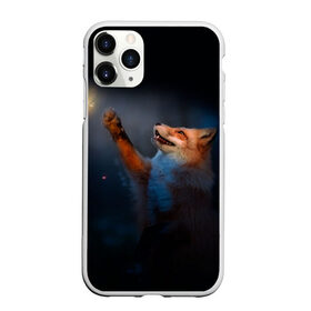 Чехол для iPhone 11 Pro Max матовый с принтом Лиса и огонек в Петрозаводске, Силикон |  | fox | foxy | животное | звери | лиса | лисенок | лисичка | милая | рыжая | фокс