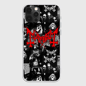 Чехол для iPhone 12 Pro Max с принтом MAYHEM в Петрозаводске, Силикон |  | mayhem | metal | rock | the true mayhem. | блэк метал | дэд | мертвый | метал | музыка | мэйхем | рок