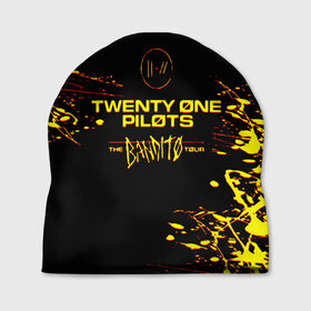 Шапка 3D с принтом TWENTY ONE PILOTS TOP. в Петрозаводске, 100% полиэстер | универсальный размер, печать по всей поверхности изделия | Тематика изображения на принте: 21 pilots | blurryface | fbr | fueled by ramen | fueledbyramen | heathens | heavydirtysoul | josh dun | music | music video | official | stressed out | top | tp | trench | twenty one pilots | twentyonepilots | tyler joseph 