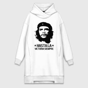 Платье-худи хлопок с принтом CHE GUEVARA | ЧЕ ГЕВАРА в Петрозаводске,  |  | anarchy | che | che guevara | comandante | hasta la victoria siempre | анархия | гевара | до победы всегда | историческая личность | комунист | куба | революция | социализм | фидель кастро | че | че гевара | эрнесто