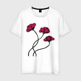 Мужская футболка хлопок с принтом КРАСНЫЙ ЦВЕТОК RED FLOWER в Петрозаводске, 100% хлопок | прямой крой, круглый вырез горловины, длина до линии бедер, слегка спущенное плечо. | 8 | day | flowers | girl | girlfriend | girls | granny | love | lovers | march | mommy | moms | roses | women | womens | бабуля | бабушка | девушка | девушки | день | жена | женский | женщина | любовь | мама | мамуля | марта | розы | сестра | си