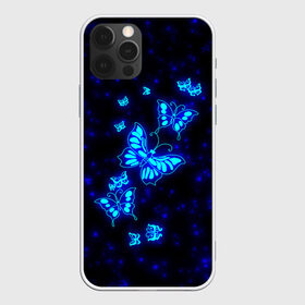 Чехол для iPhone 12 Pro Max с принтом Неоновые бабочки в Петрозаводске, Силикон |  | butterfly | dream | fantasy | neon | space | stars | wings | бабочки | бабочки космос | блестящие | весна | вселенная | галактика | голубые бабочки | девочкам | девушкам | звезды | космические | космос | крыя | лето