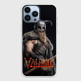 Чехол для iPhone 13 Pro Max с принтом Valheim в Петрозаводске,  |  | Тематика изображения на принте: fantasy | mmo | valheim | valve | валхейм | вальхейм | викинги | выживалка | игра | королевская битва | ммо | ролевая игра | фэнтази